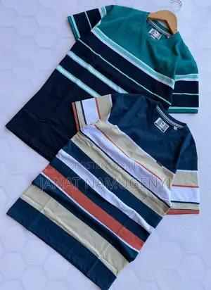 Stripped Round Neck Tshirts