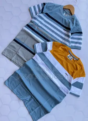 Stripped Round Neck Tshirts