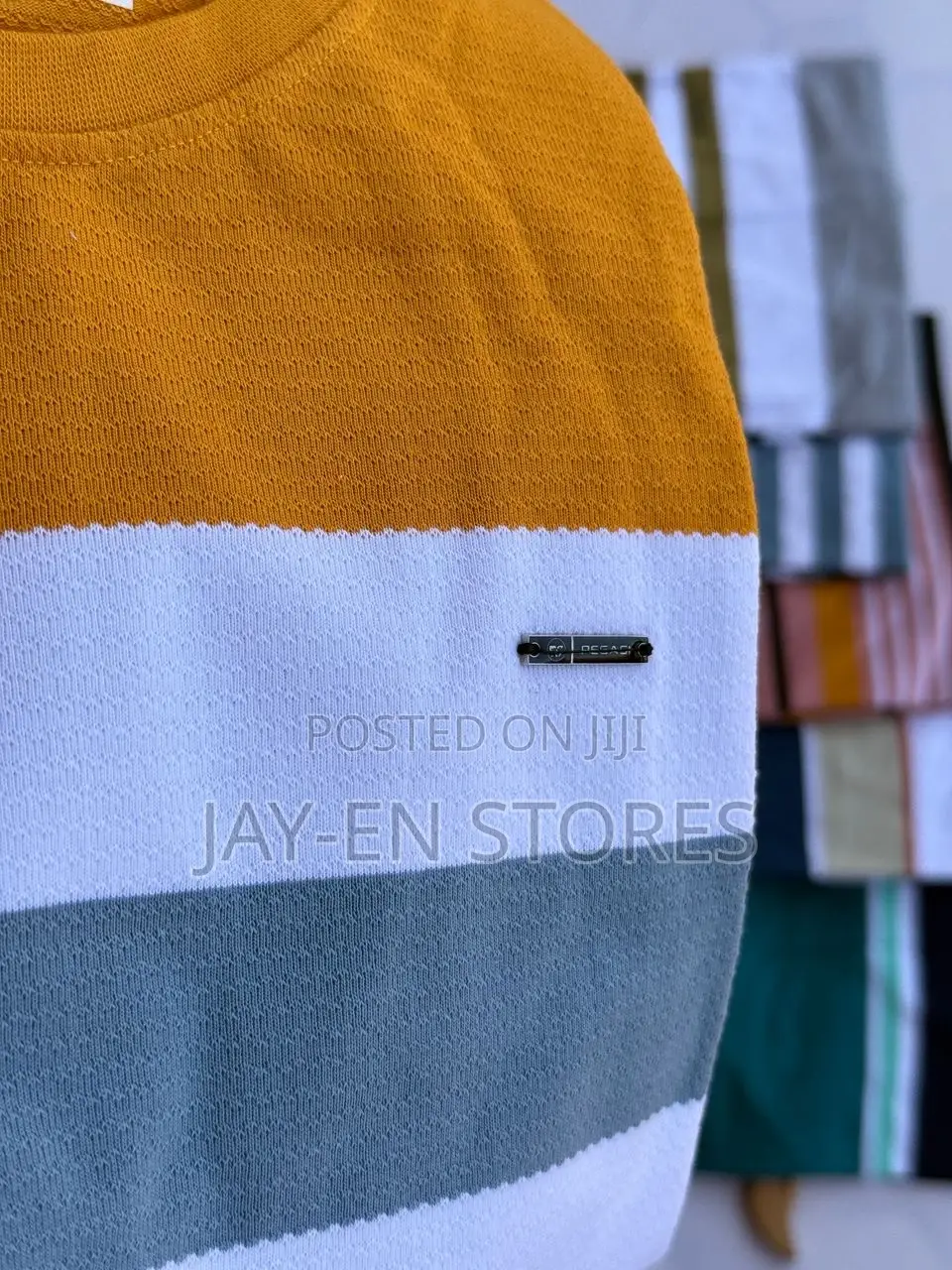 Stripped Round Neck Tshirts