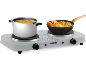Geepas Strong Durable Double Solid Hot Plate