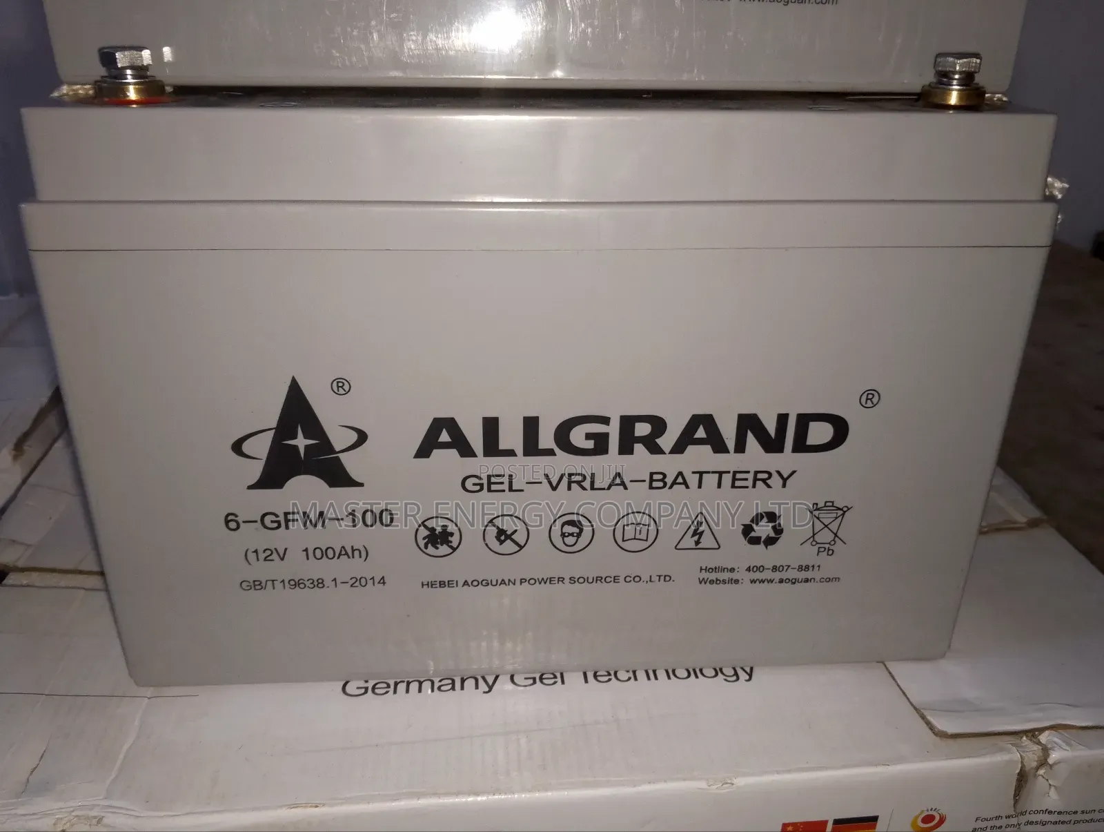 100ah Gel Solar Battery Ydfh