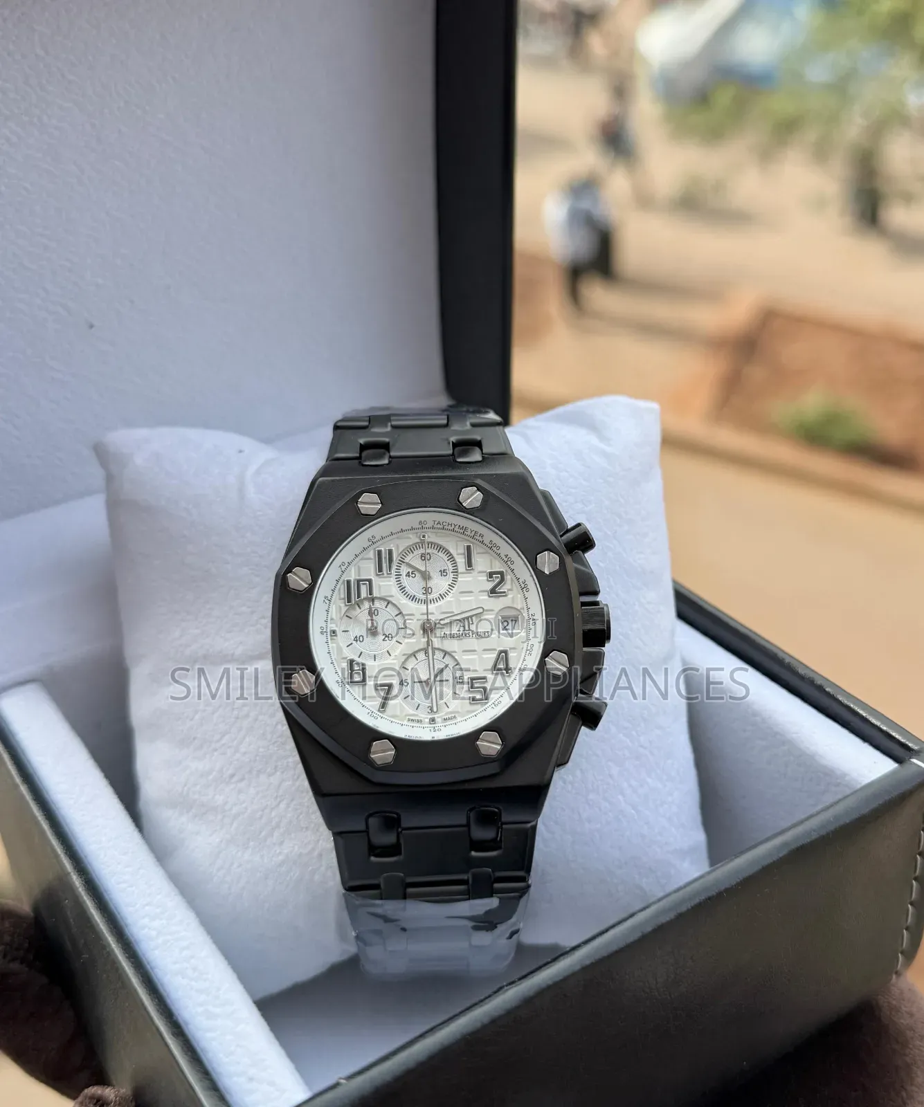 Audemars Piguet Men's Matte Black Men's Wrist Watch