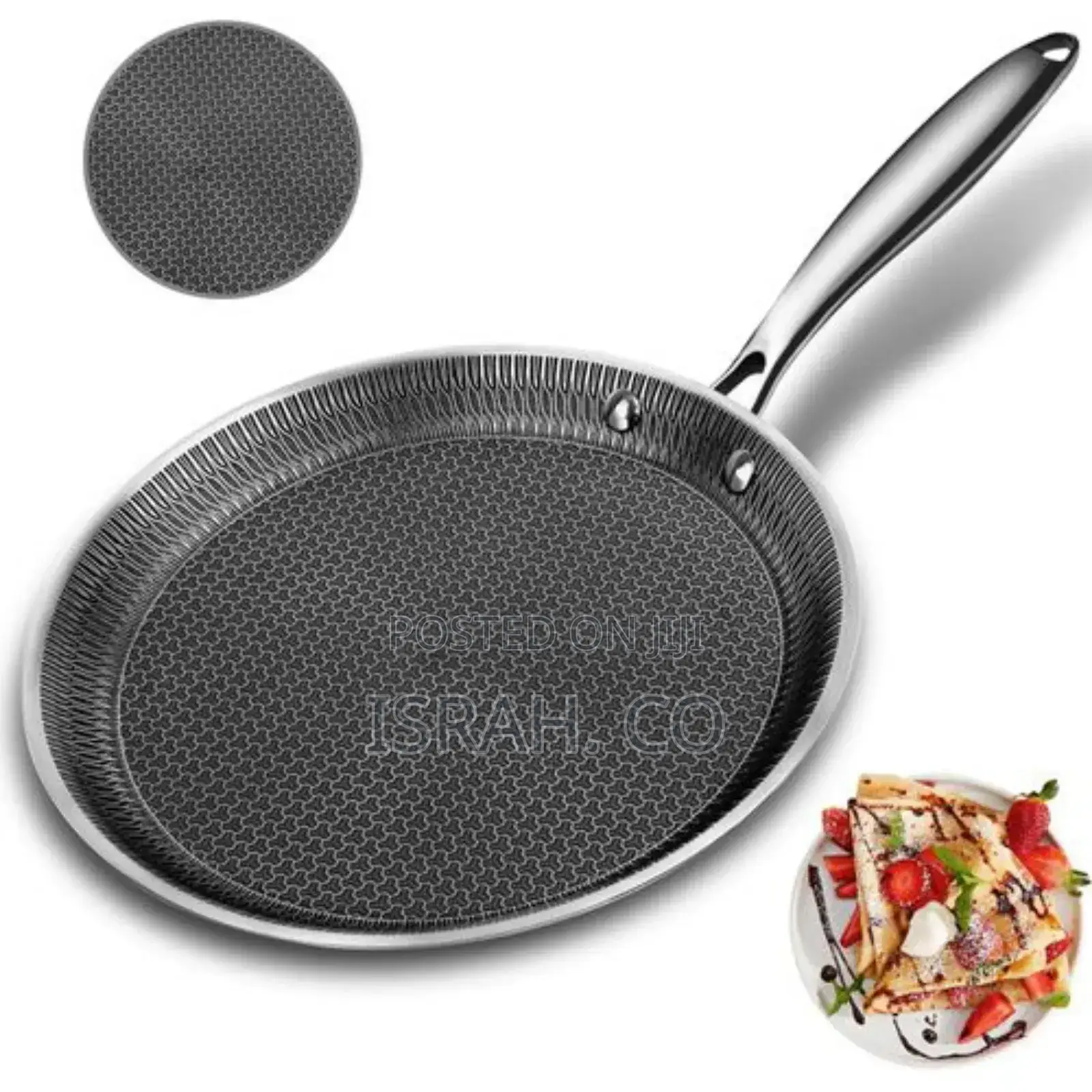 28cm Honeycomb Crepe Pan Nonstick Breakfast Steak