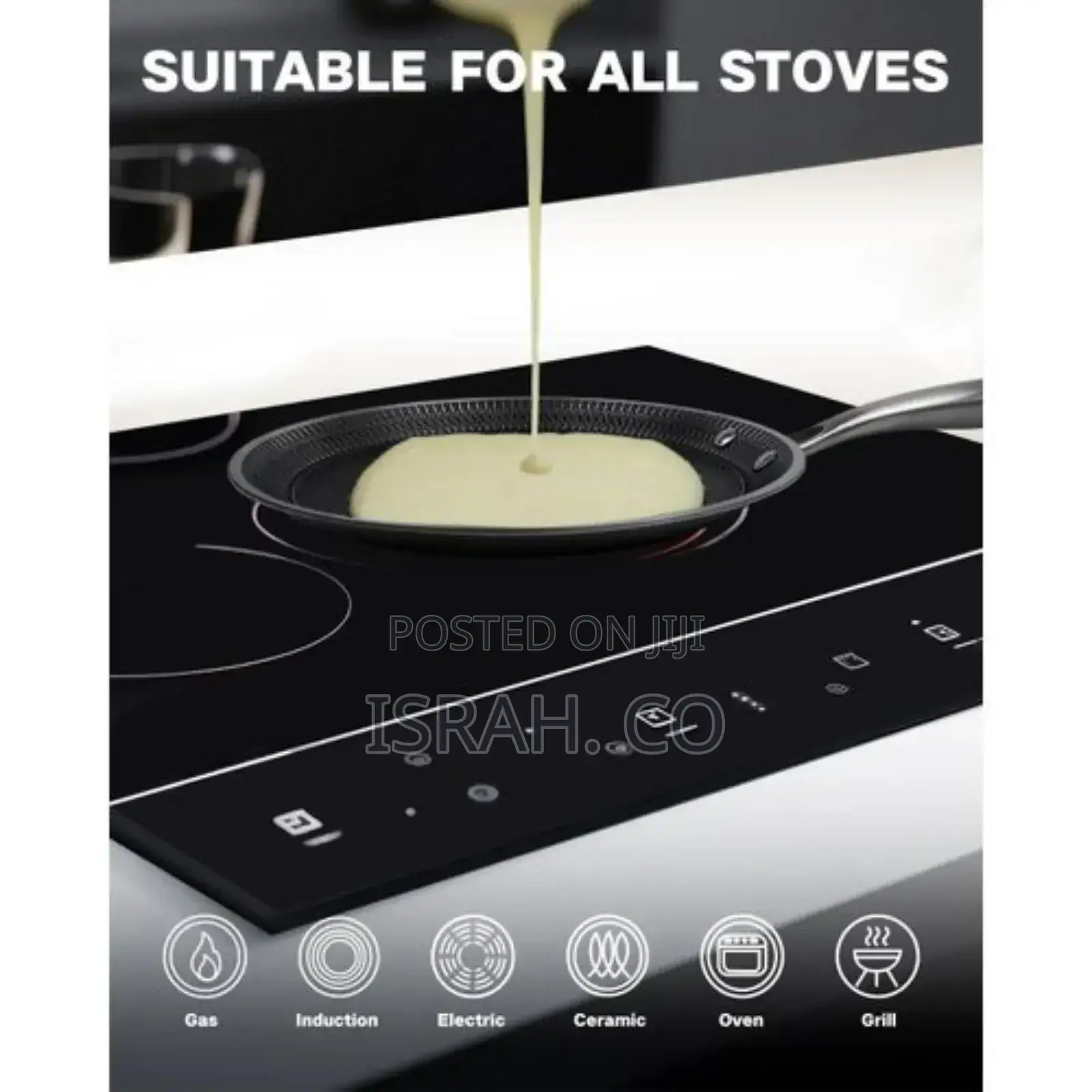28cm Honeycomb Crepe Pan Nonstick Breakfast Steak
