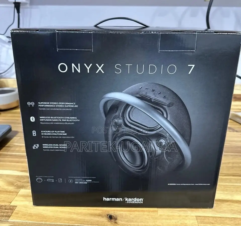 Harman Kardon Onyx Studio 7 Portable Speaker Black New