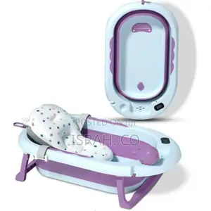 Foldable Baby Bathtube With Cushion Seat