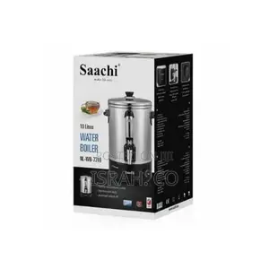 Saachi 10l Electric Water Boiler, Stainless Steel With Tap