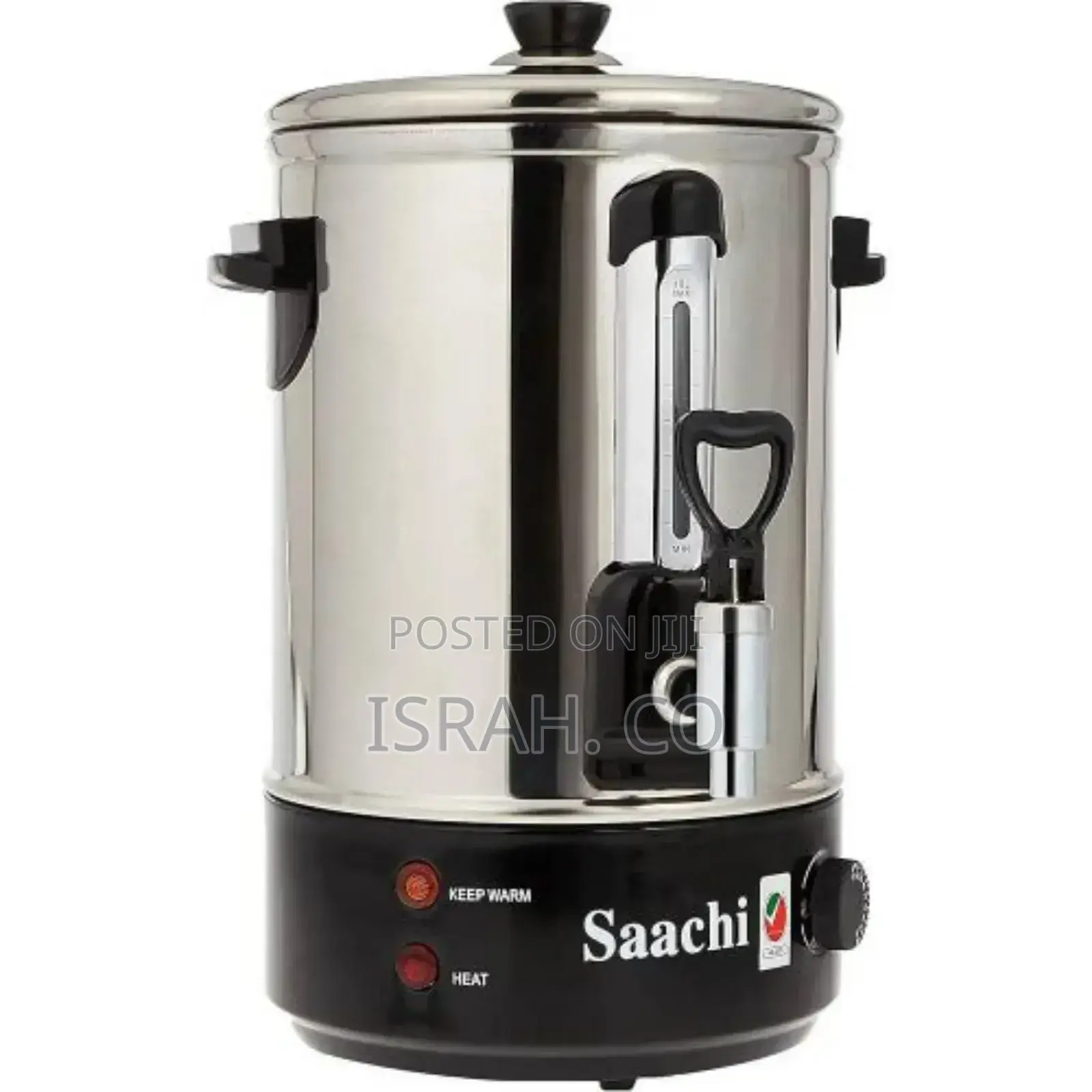 Saachi 10l Electric Water Boiler, Stainless Steel With Tap
