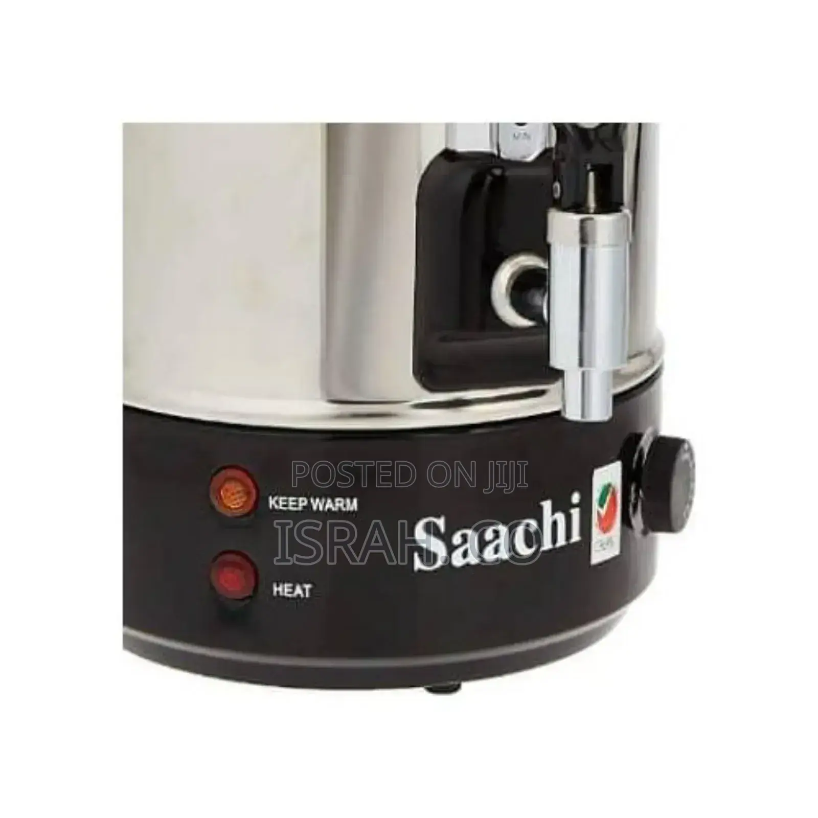 Saachi 10l Electric Water Boiler, Stainless Steel With Tap
