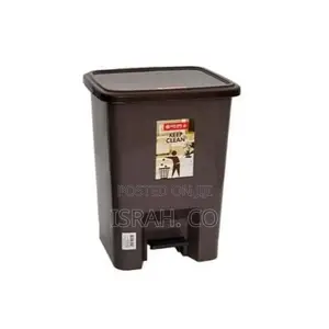 10 Litres Multifunctional Outdoor Square Step on Dustbin