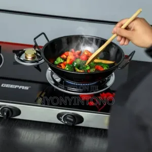Geepas 3 Burner Glass Top Gas Automatic Burner