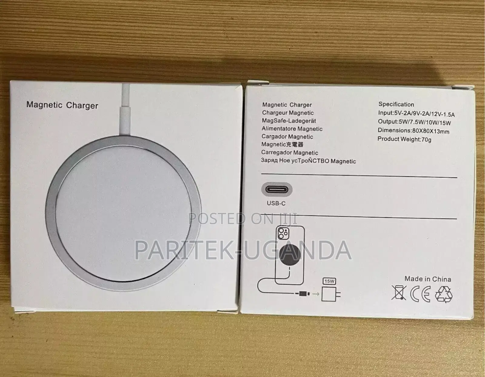 Magnetic Wireless Charger 15w Apple Mag-Safe Charger