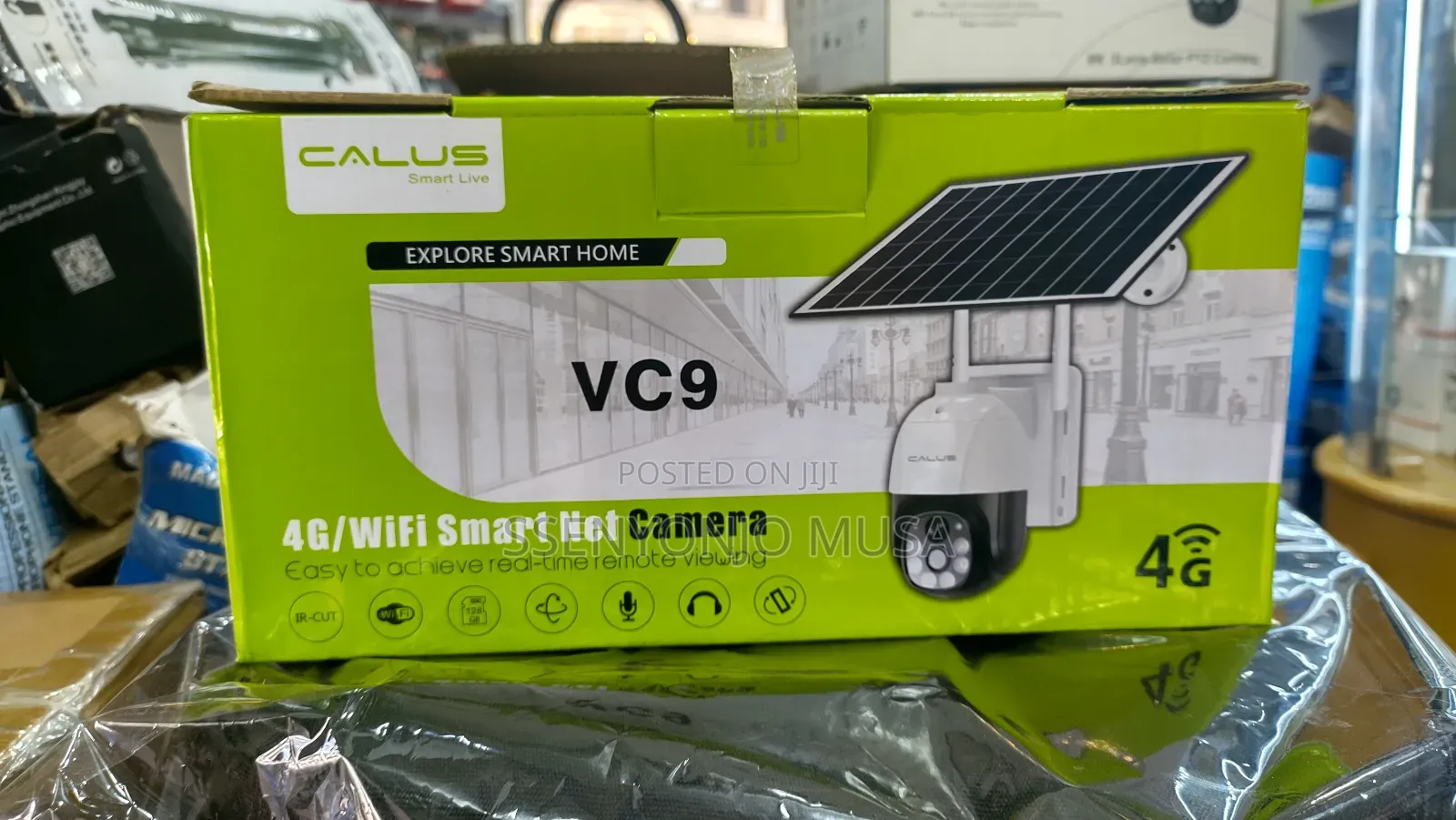 Calus 4g Sim Card Solar CCTV Camera With PTZ Inbuilt Battery
