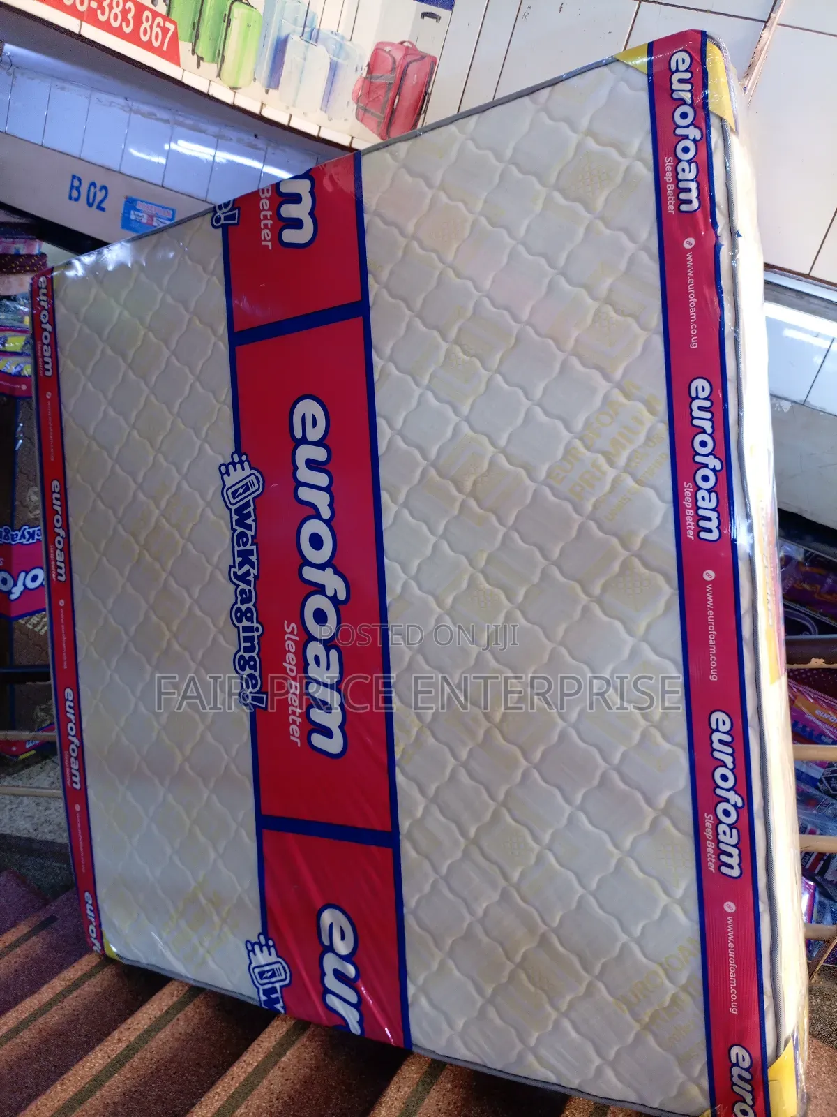 Eurofoam Mattress 6*6 By8 Inches/ Premium High Density Smart