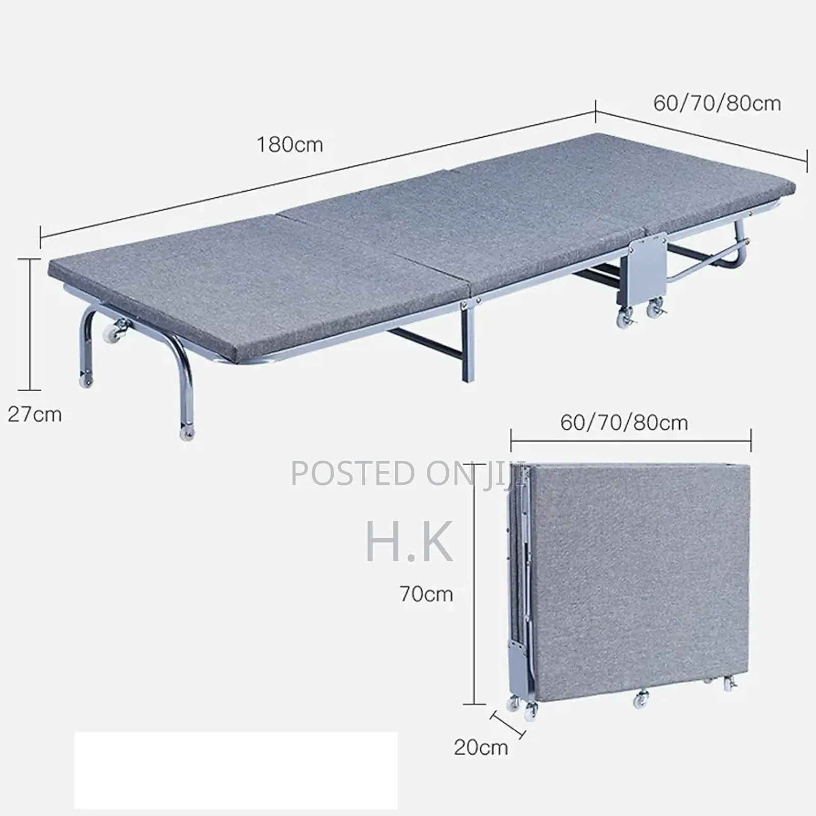 Folding Bed With Mattress