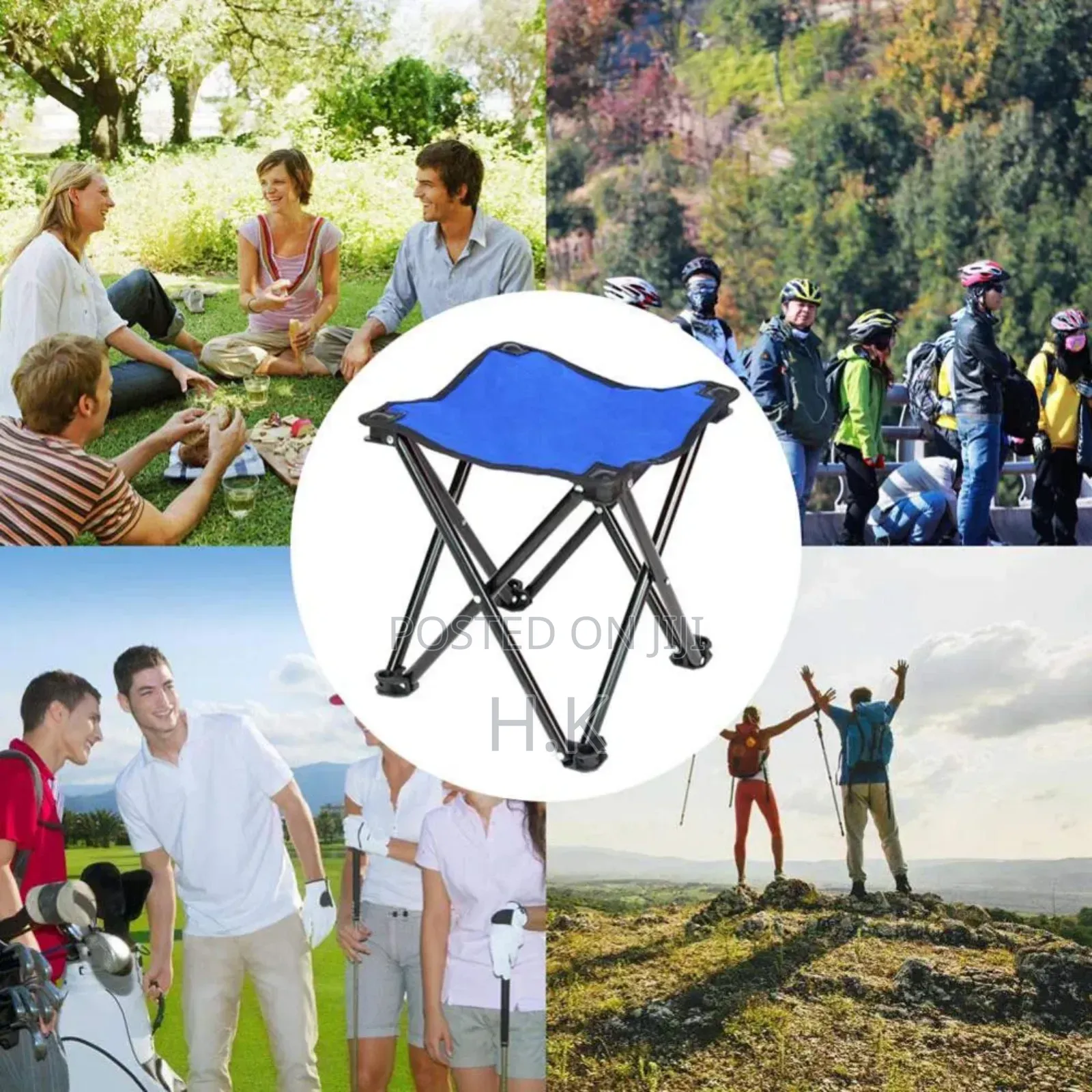 Portable Cooler Box With Attached Foldable Tables and Chairs