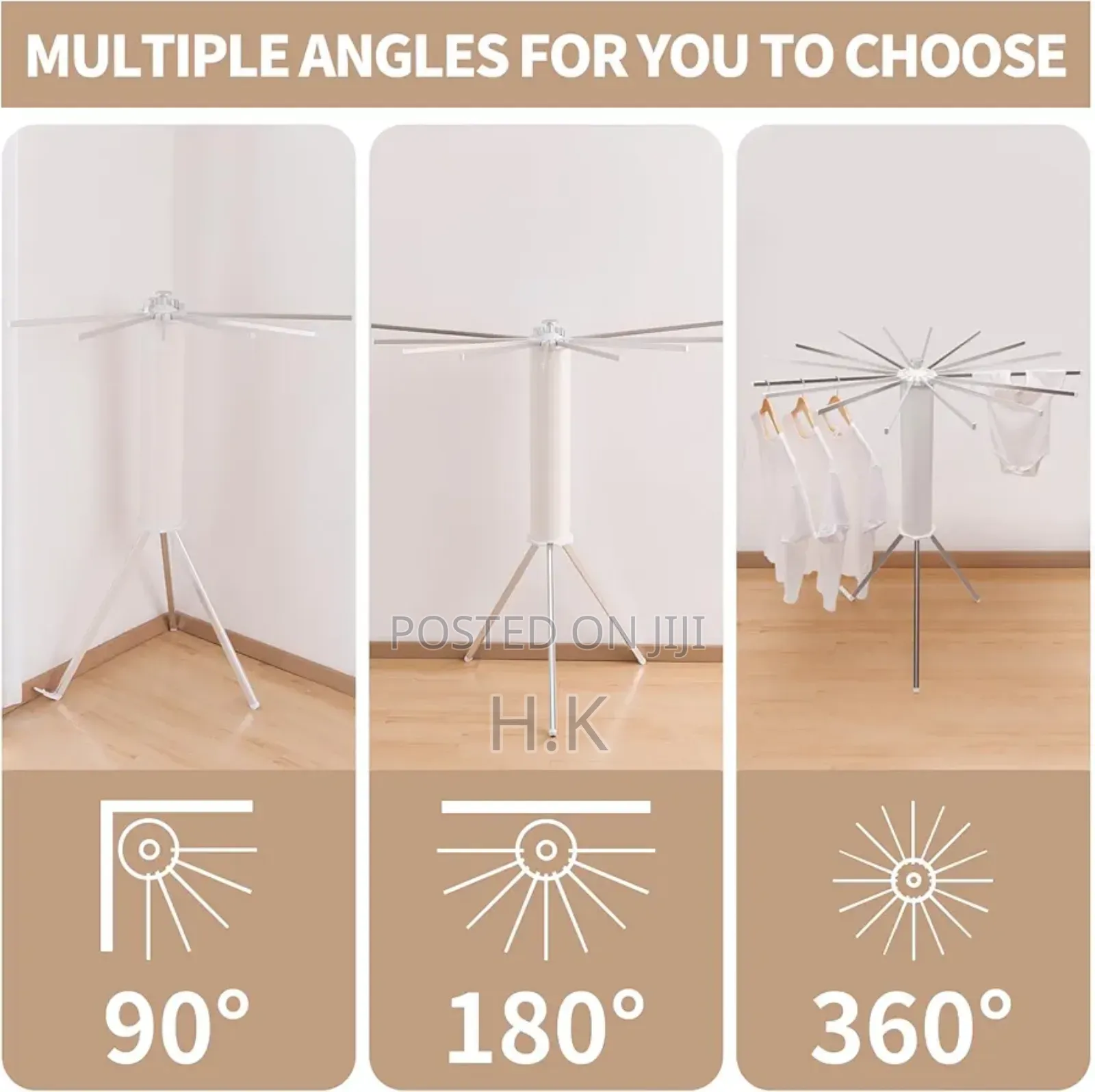 Tripod Clothes Drying Rack