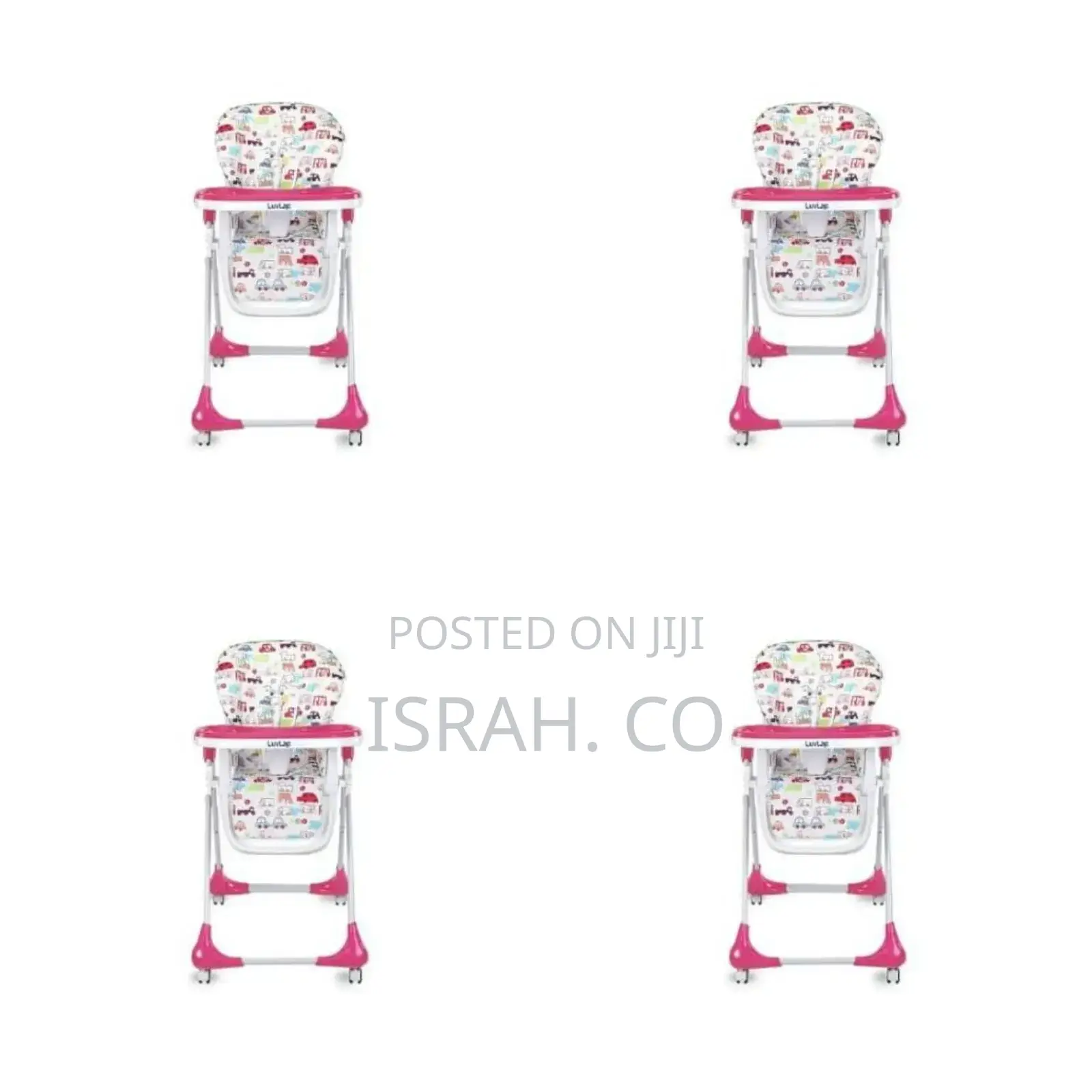 Waterproof PVC Fabric, Water Stain Feeding Chair Pink