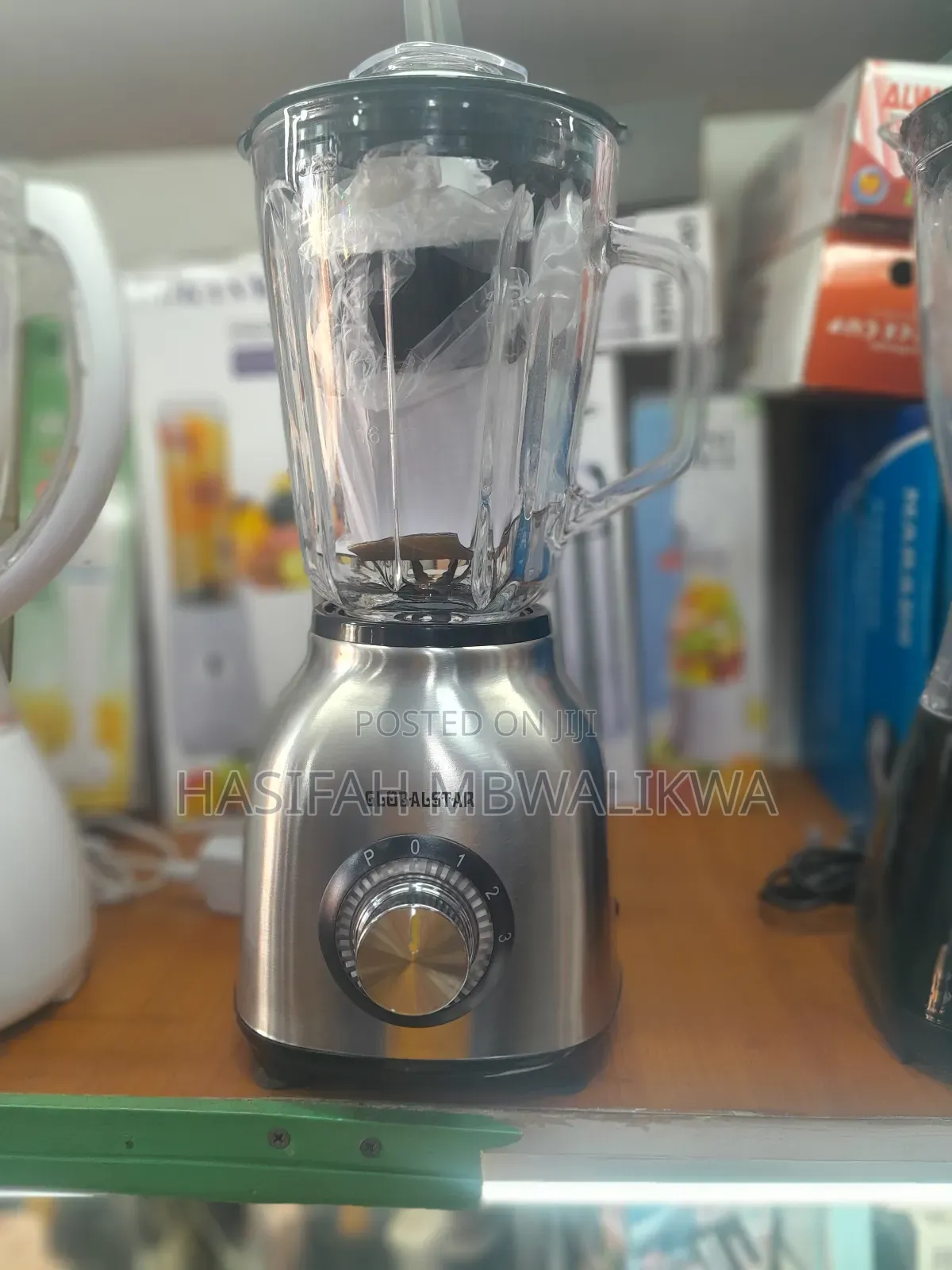 Globalstar 2 in 1 Glass Jar Blender