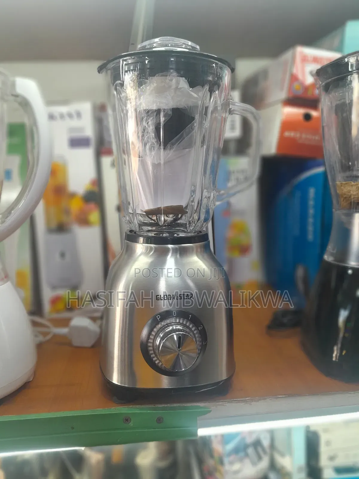 Globalstar 2 in 1 Glass Jar Blender