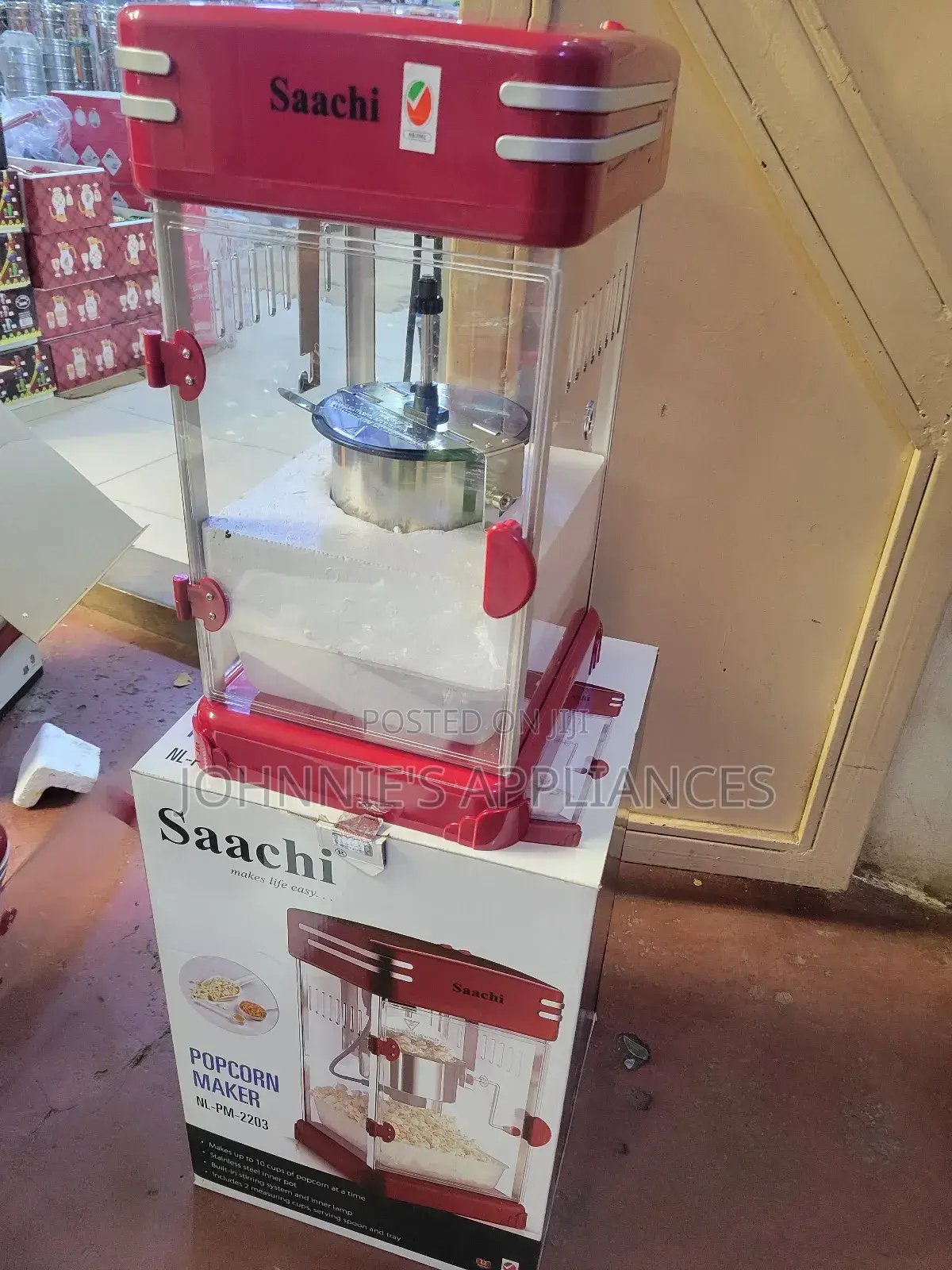 Multifunctional Electric Saarch Popcorn Maker Machine