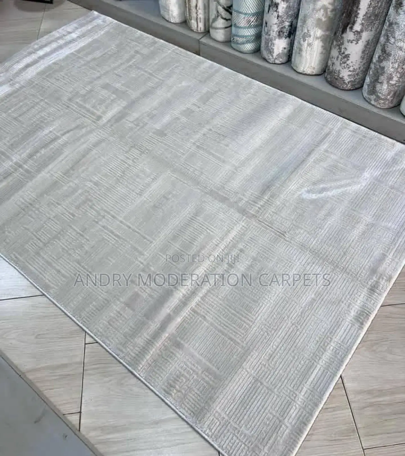 Light Grey Centre Rugs