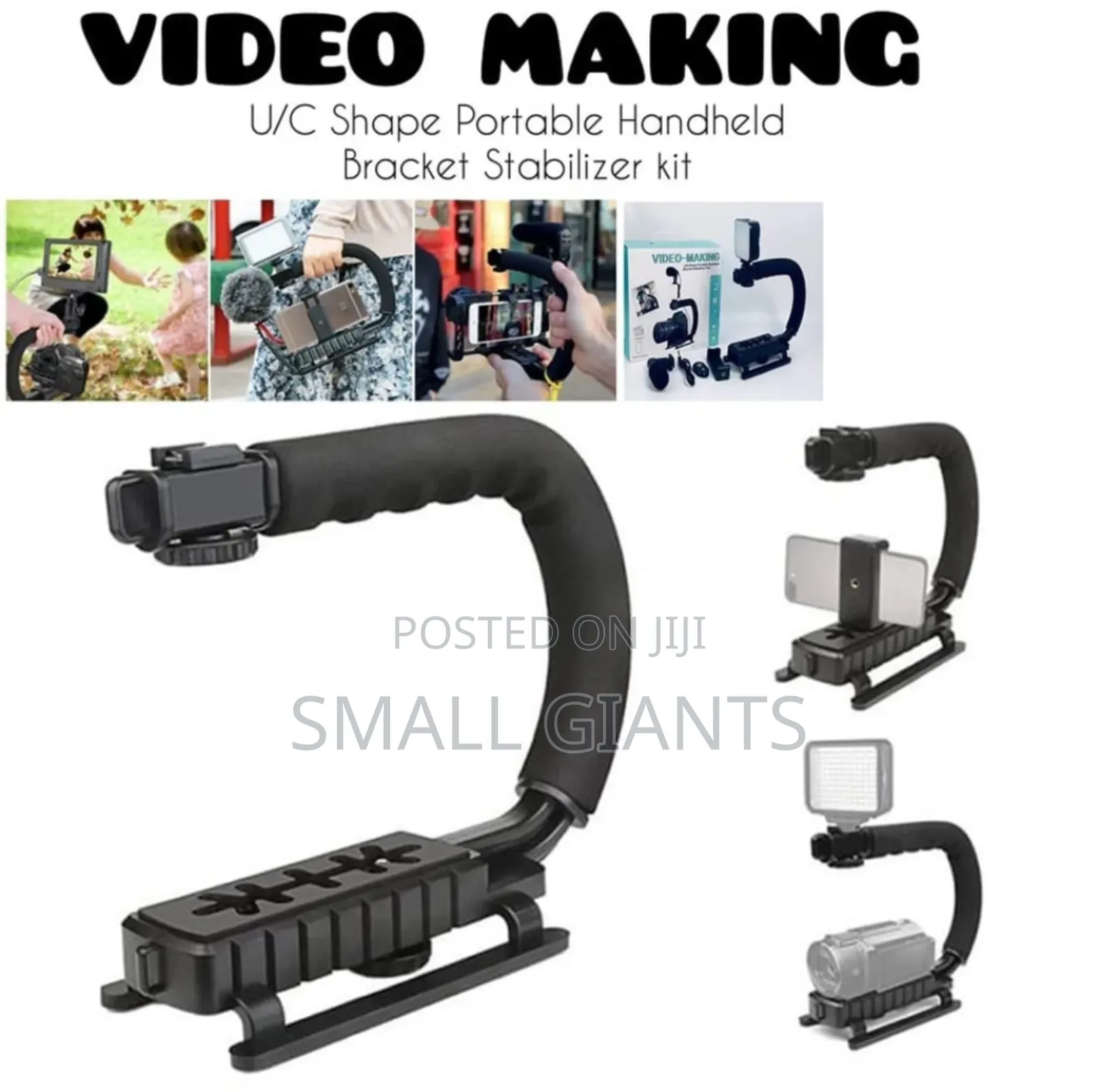 Video Making U/C- Shape Portable Handheld Stabilizer Kit