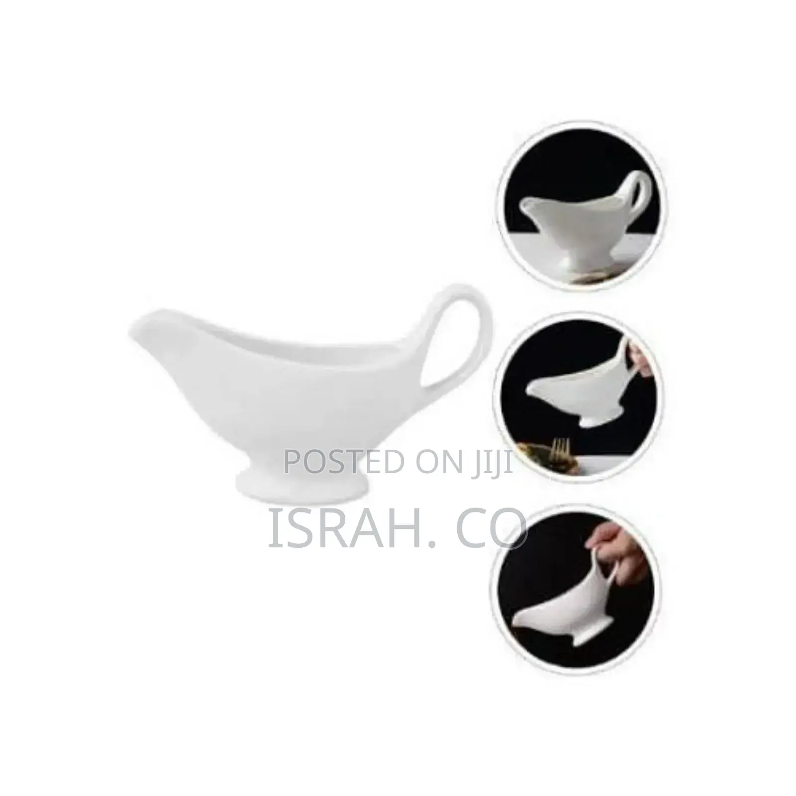 6 Piece of 100ml Milk Jugs Saucer Porcelain Ceramic