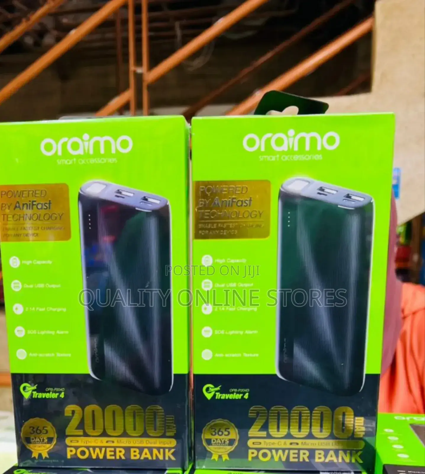 Black Oraimo Power Bank
