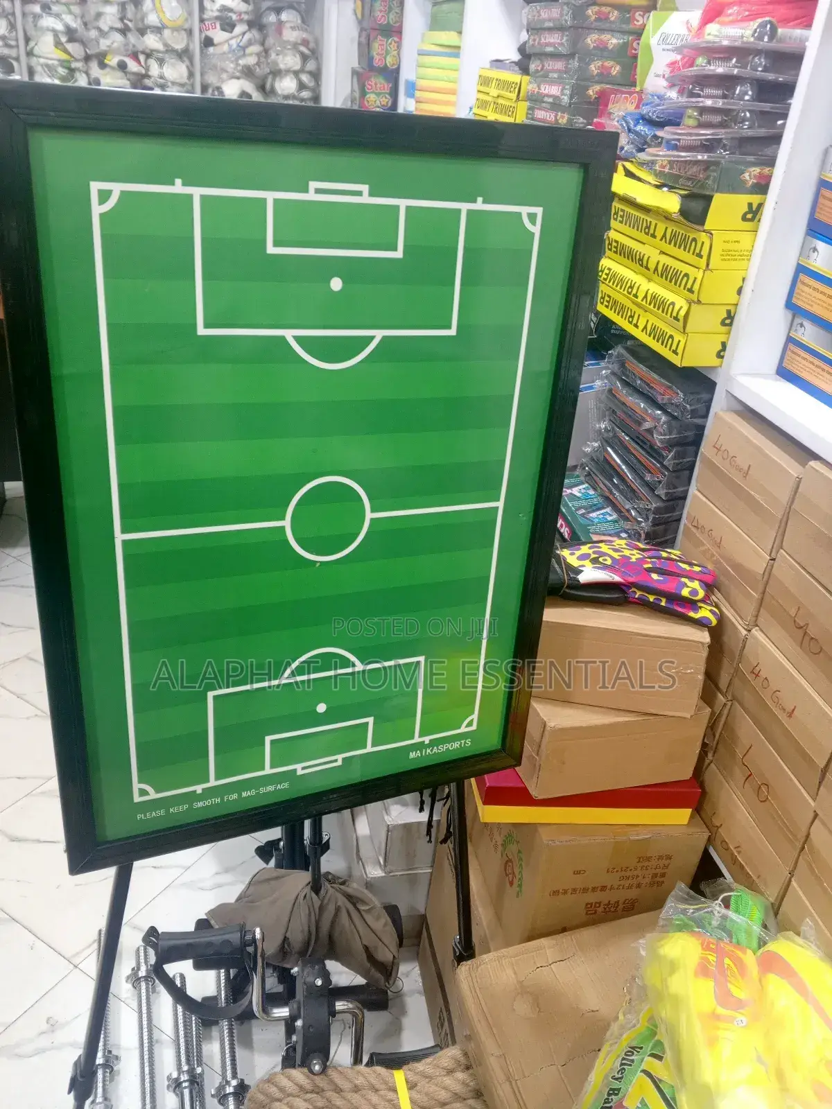 Football Tactical Board With Stands