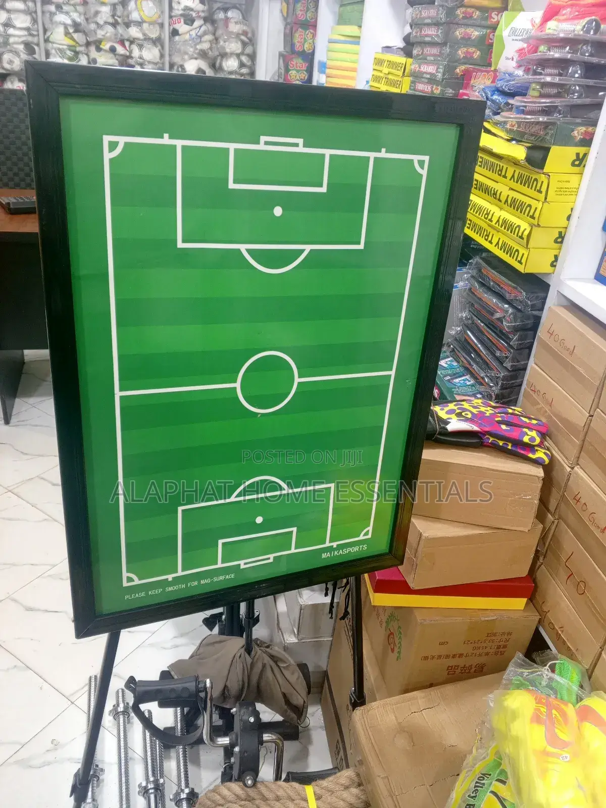 Football Tactical Board With Stands