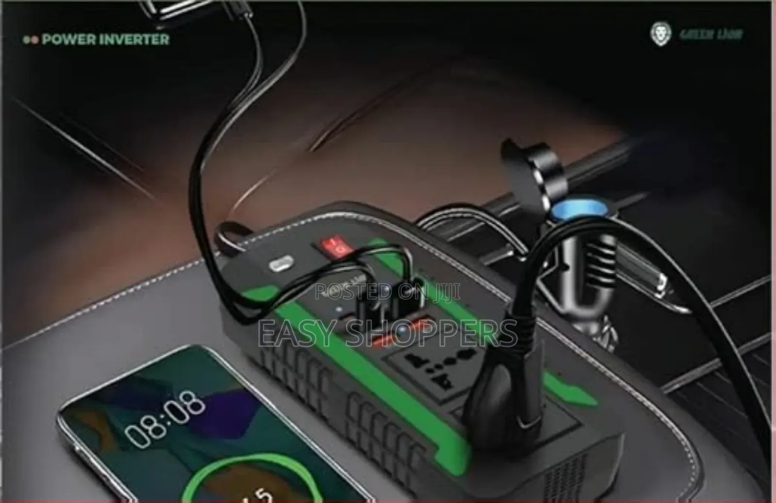 Green Lion Spark 300w Power Inverter – Type-C, Usb-a Ports,