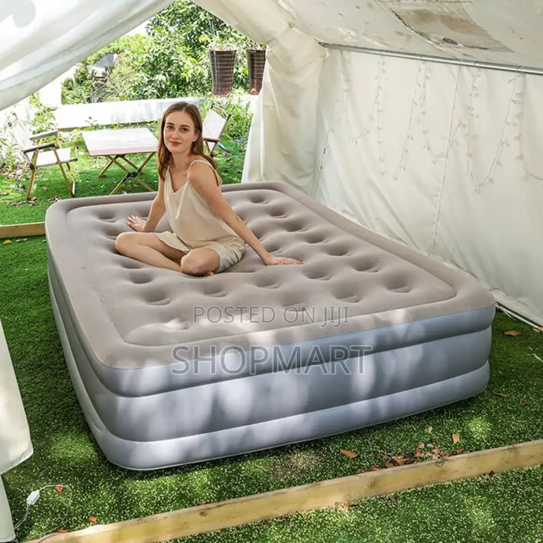 Self Inflating Mattress 200x150x40 Cm Flocked Air Bed