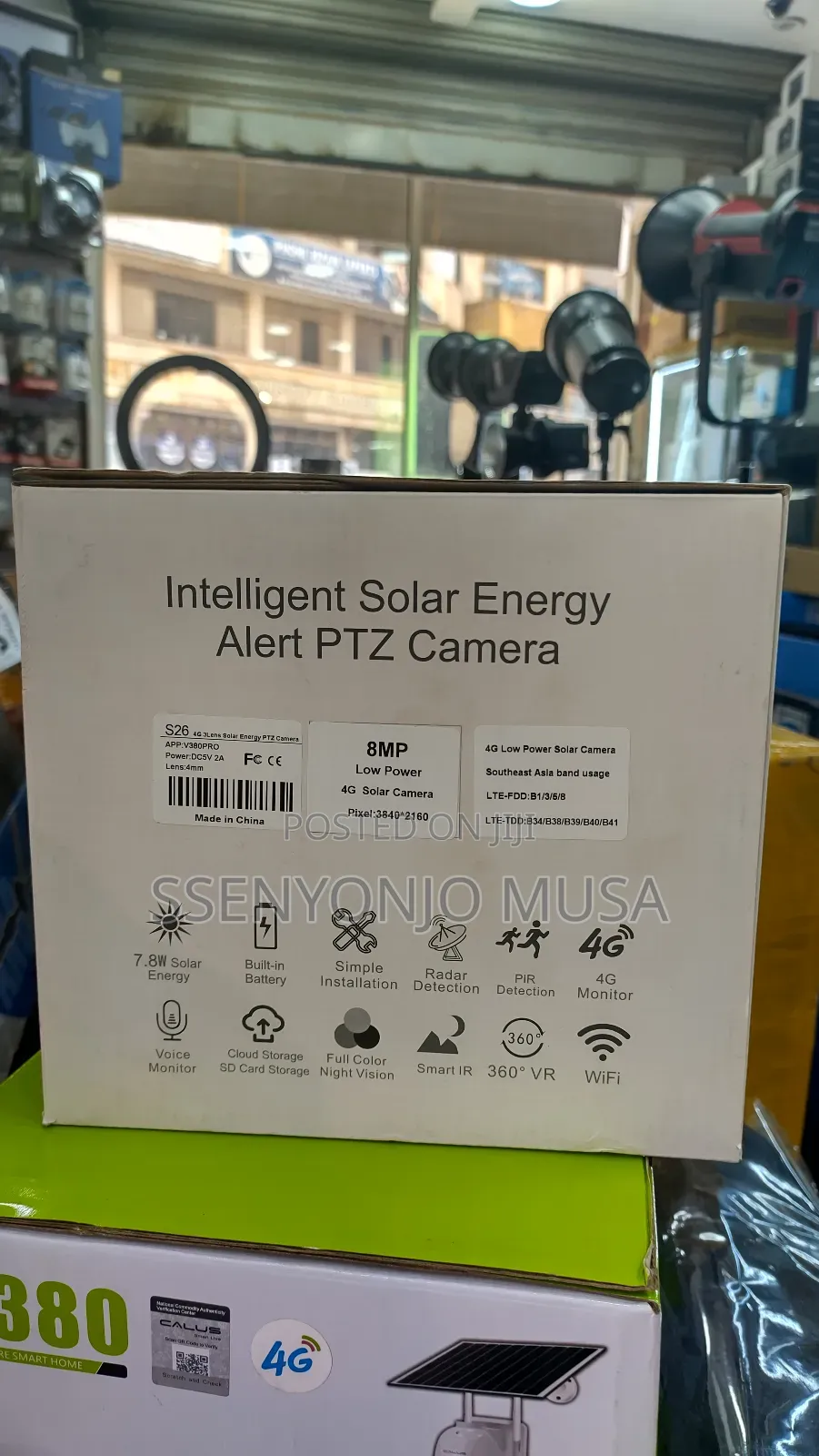 9mp 3-lens Solar Wifi Camera With Ai Tracking 32g Card