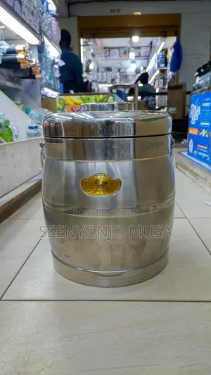 10l Double Layer Stainless Steel Pot Food Flask - Elegant