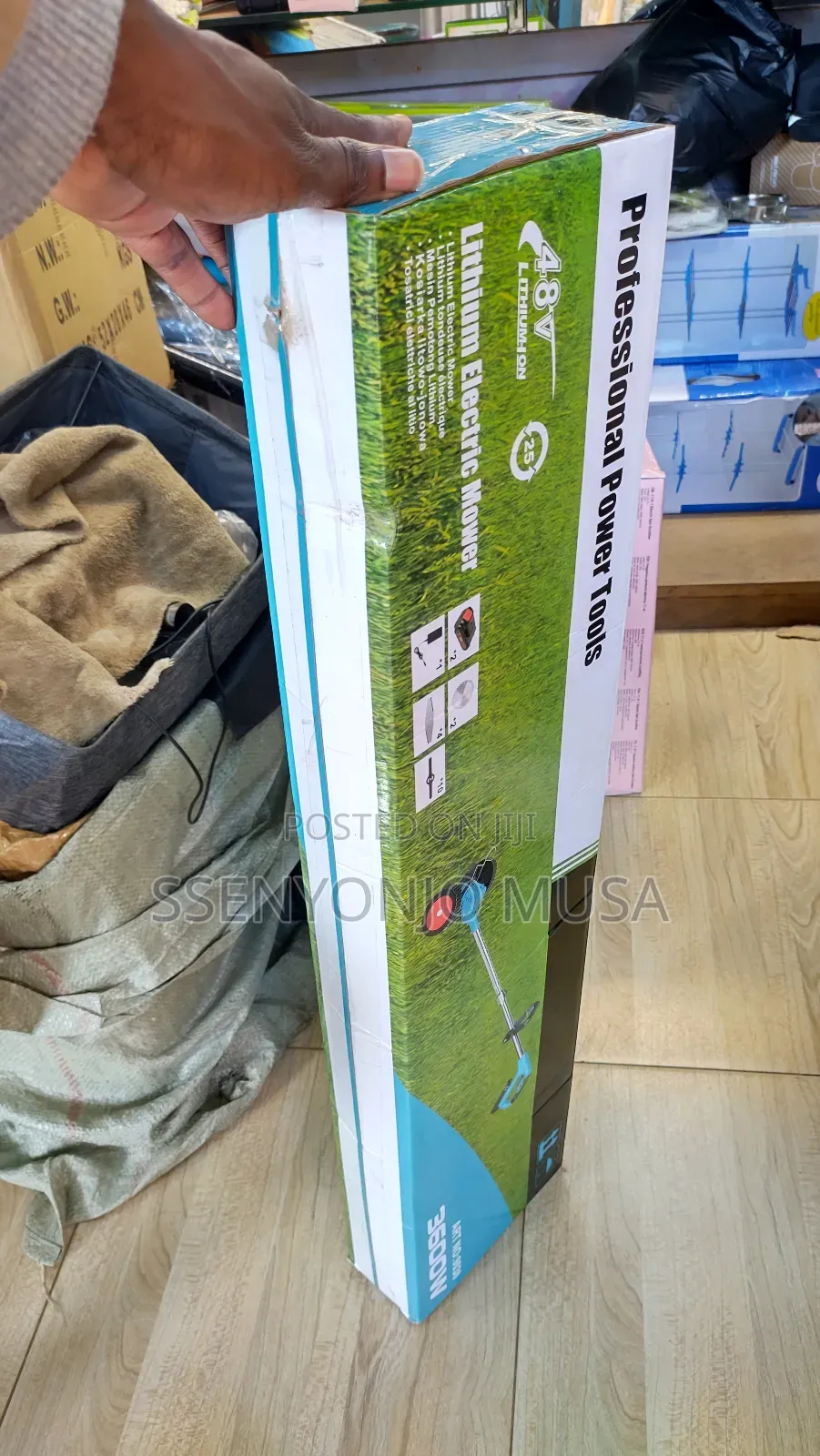 48v 25ah Lithium-Ion Electric Grass Cutter Mower 3600w -