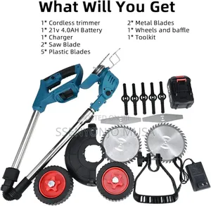 48v 25ah Lithium-Ion Electric Grass Cutter Mower 3600w -