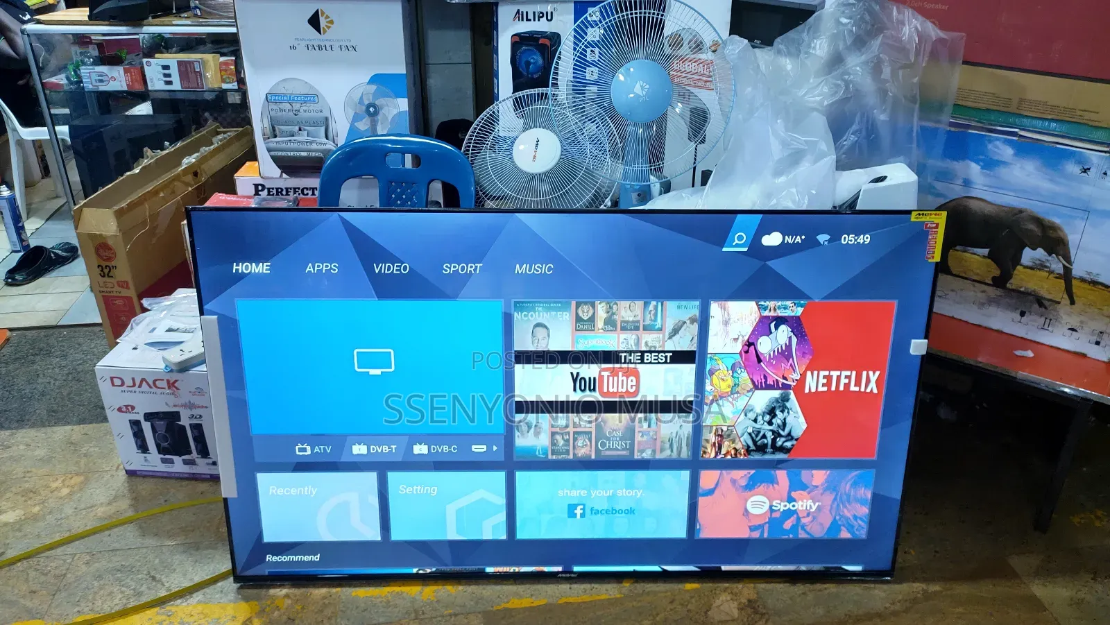 Mewe 65" Uhd Smart Tv Mt-F65ht2fb4k
