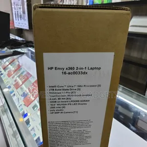 New Laptop HP Envy X360 32GB Intel Core Ultra 7 SSD 2T