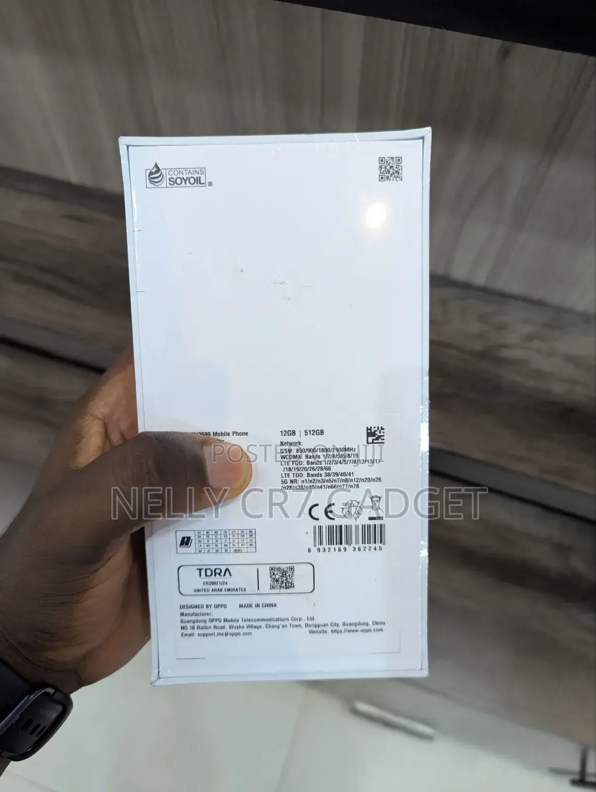 New Oppo Reno13 F 512 GB Gray