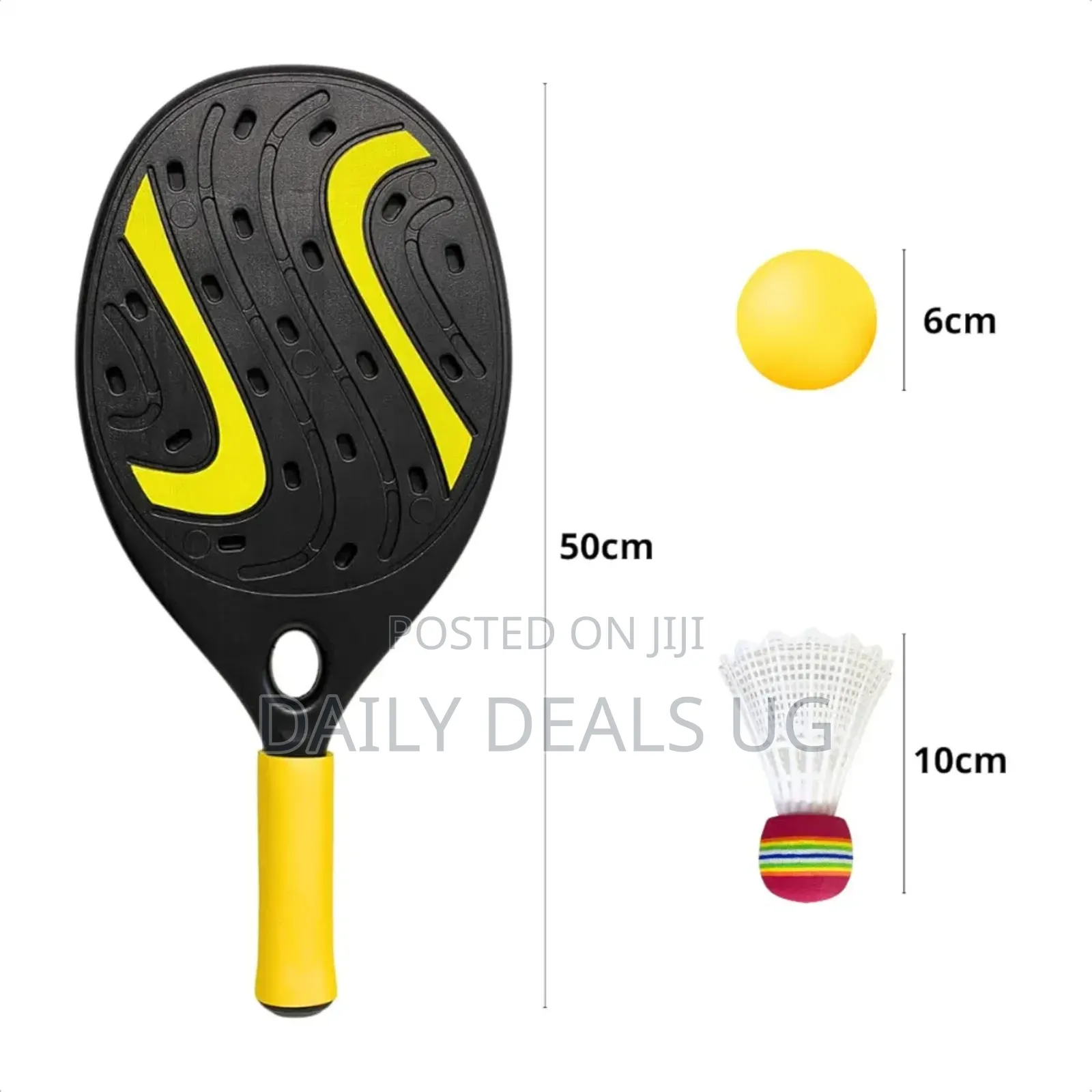 Set of 2 Rackets , Ball Shuttlecock Beach Tennis Beach