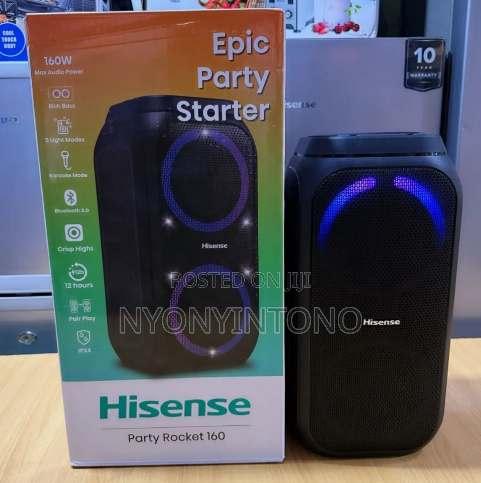 Hisense 160w Rechargeable Bluetooth Party Rocker