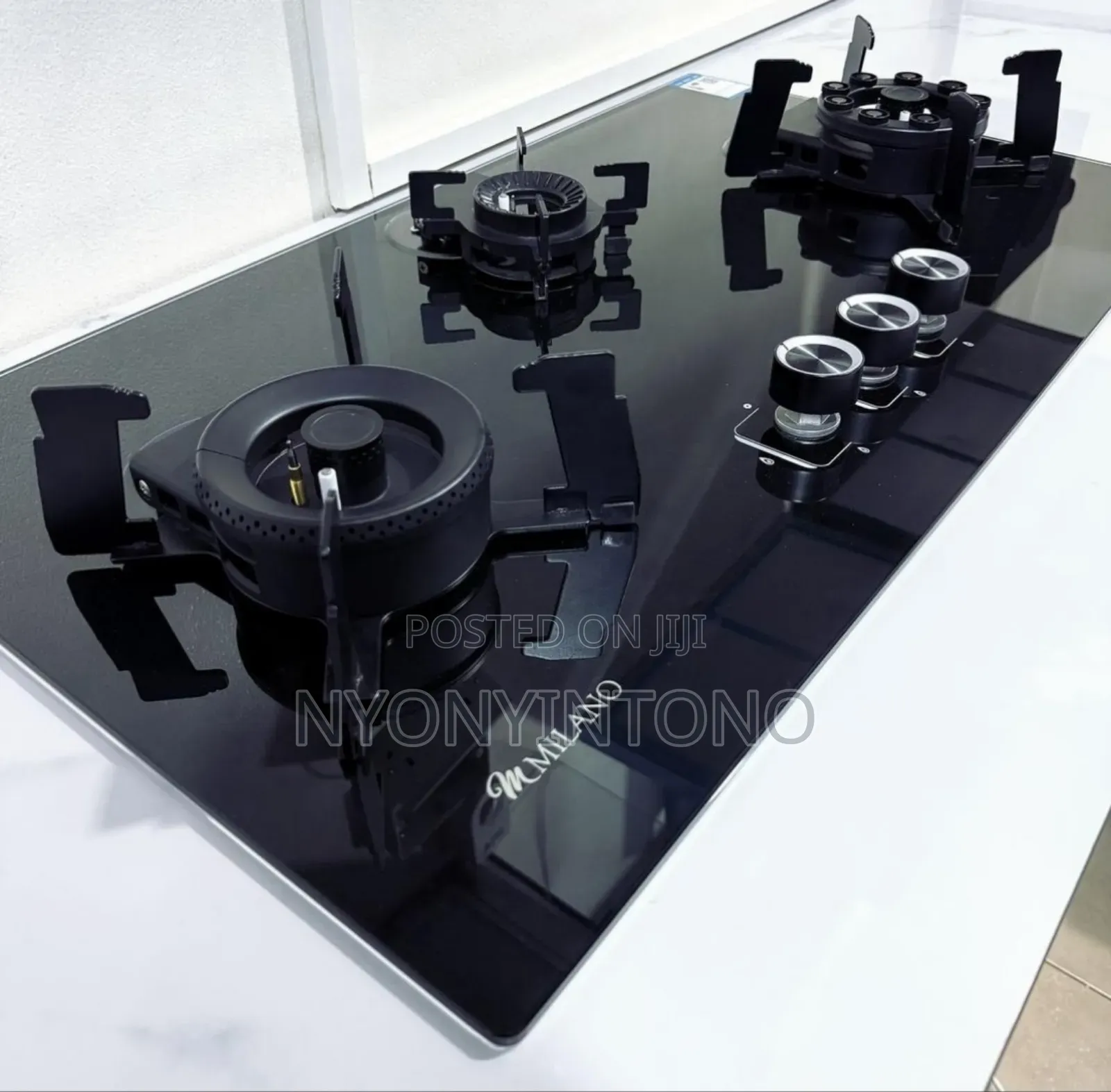 Milano 90×60cm Inbuilt Automatic Hobb With Glass Top