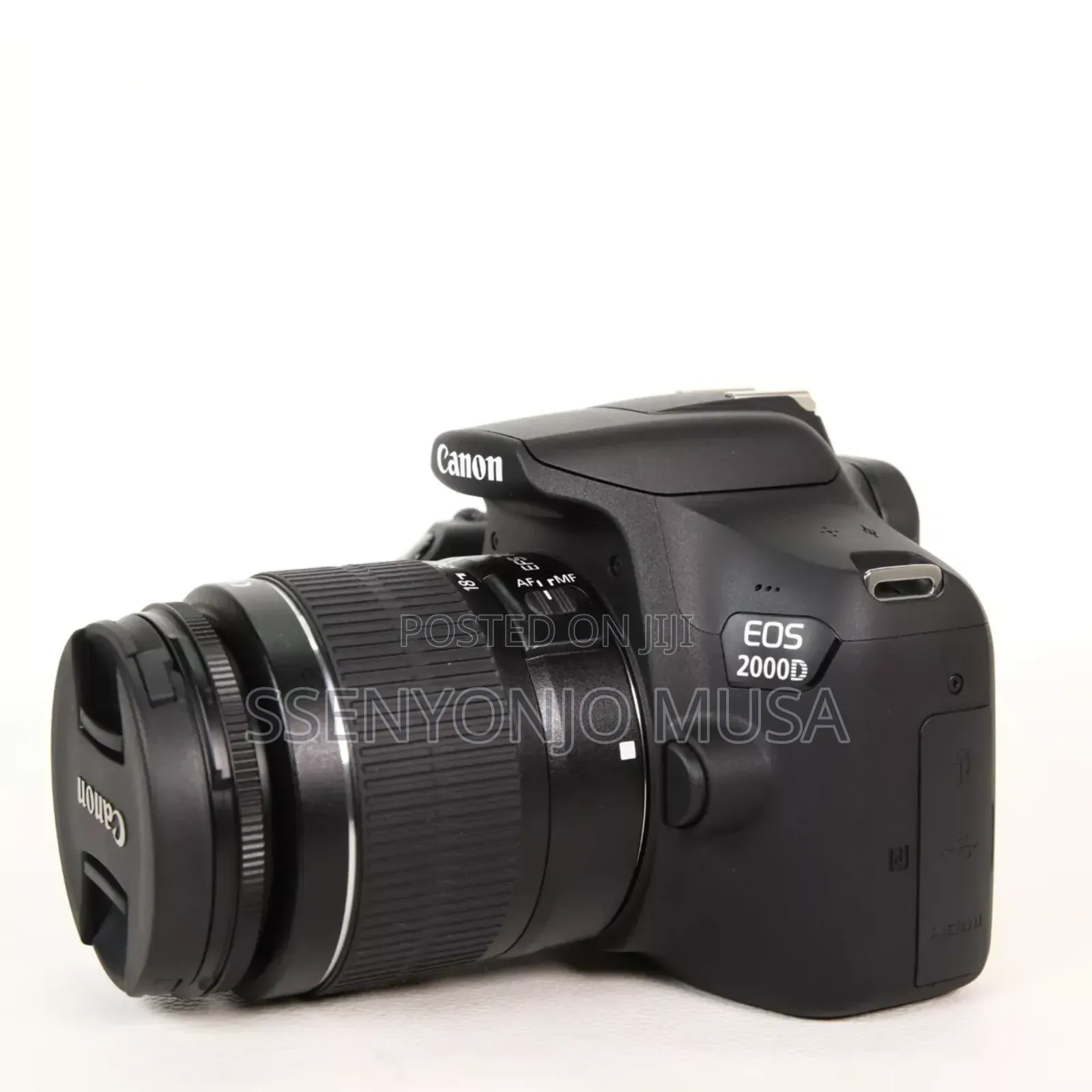 Canon Eos 2000d 24.1mp Digital SLR Camera-Black (18-55mm Lens