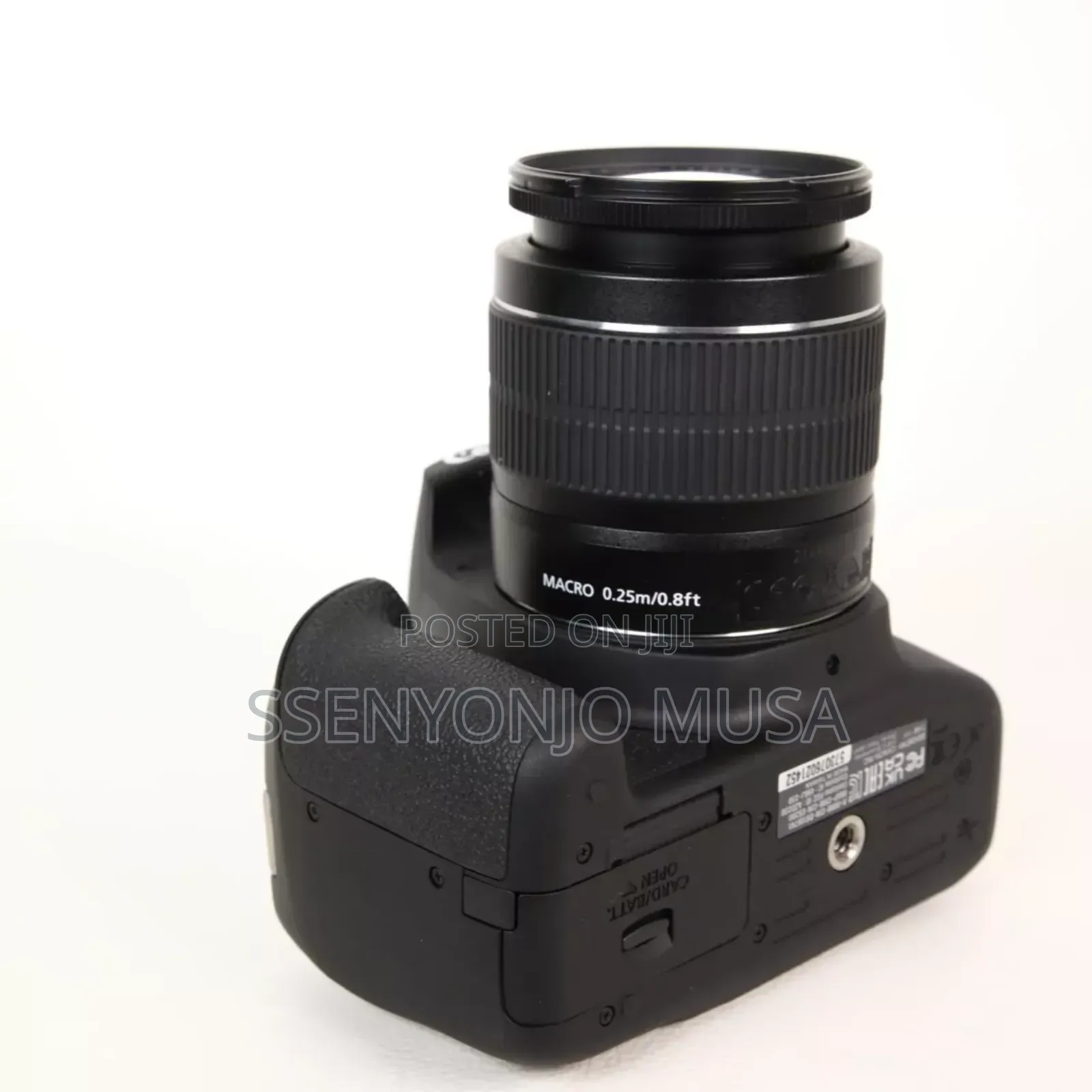 Canon Eos 2000d 24.1mp Digital SLR Camera-Black (18-55mm Lens