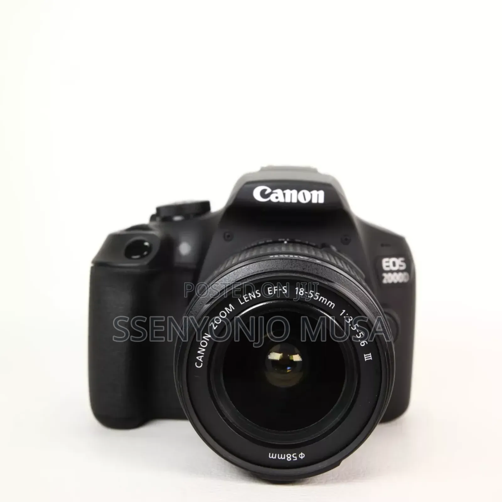 Canon Eos 2000d 24.1mp Digital SLR Camera-Black (18-55mm Lens