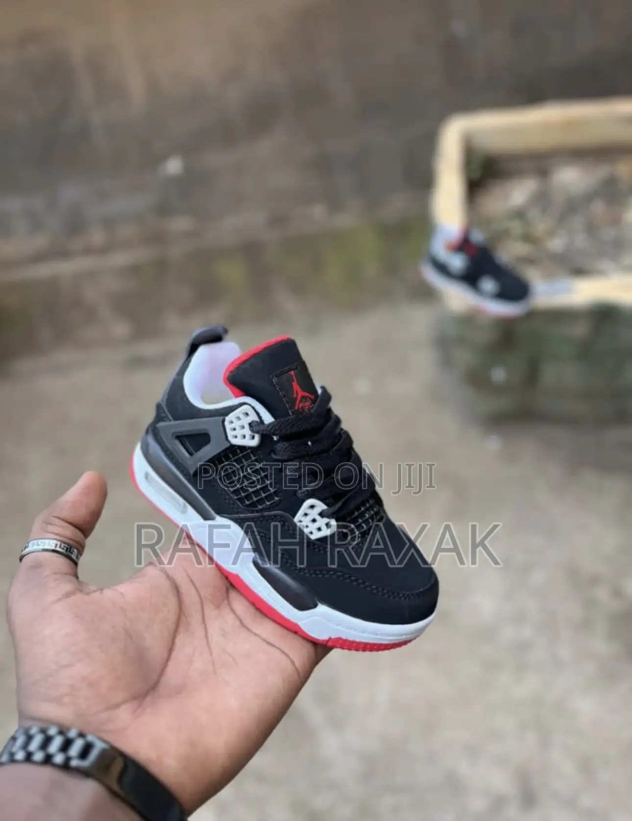 Original Kid’S Nike Air Jordan 4 Retro “Bred” Kid’S Sneakers