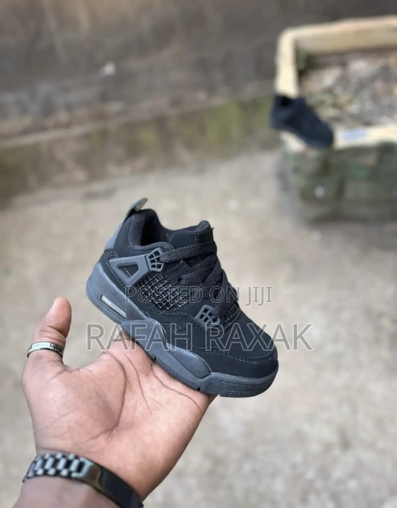 Original Kid’S Nike Air Jordan 4 “Black Cat” Kid’S Sneakers