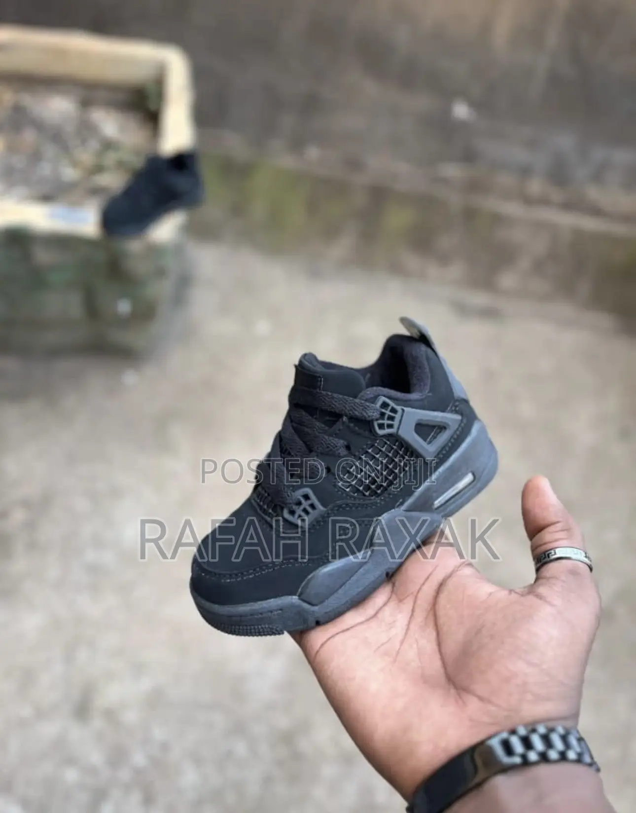 Original Kid’S Nike Air Jordan 4 “Black Cat” Kid’S Sneakers