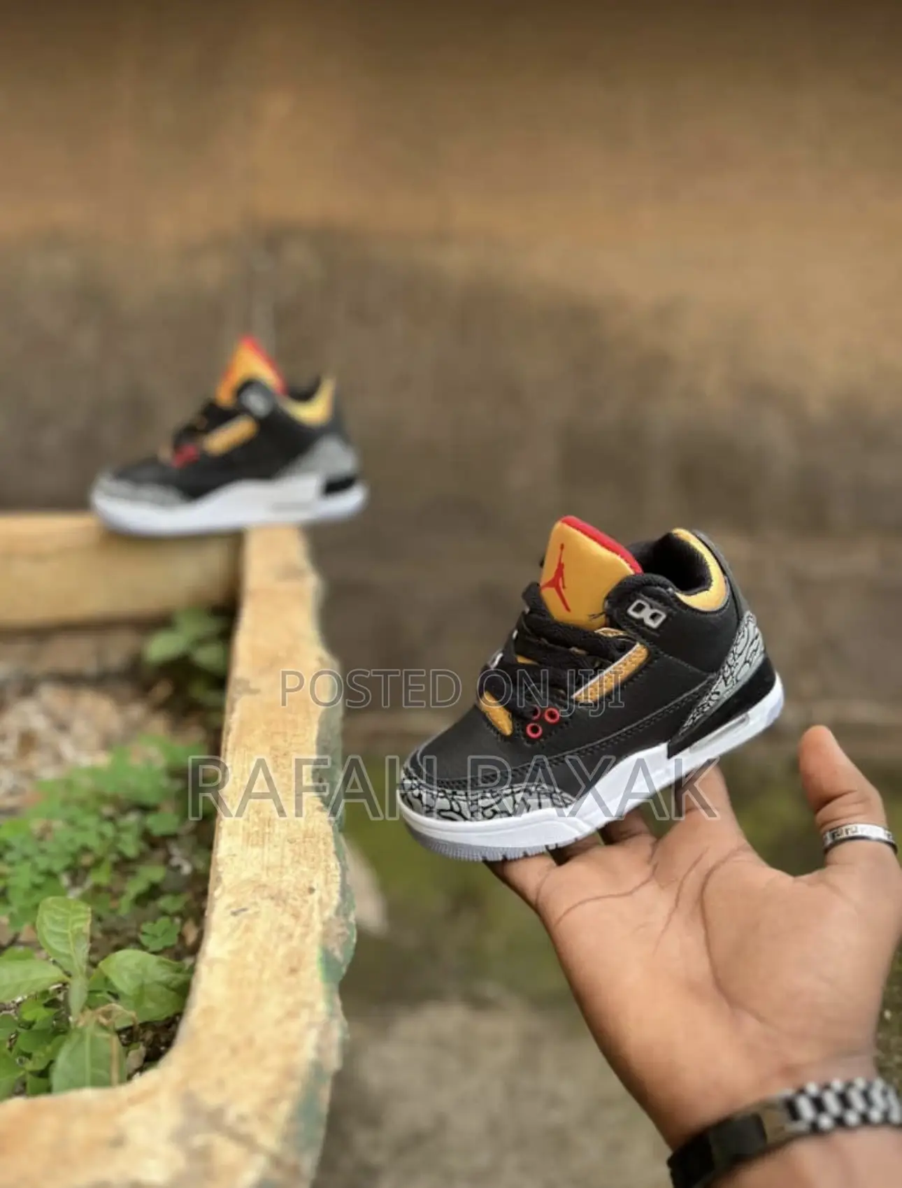 Kid’S Nike Air Jordan 3 Retro “Cement Gold” Kid’S Sneakers